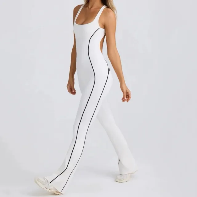 Women's Backless Bodysuit With Nude Color Matching White - Shop at LoveMi