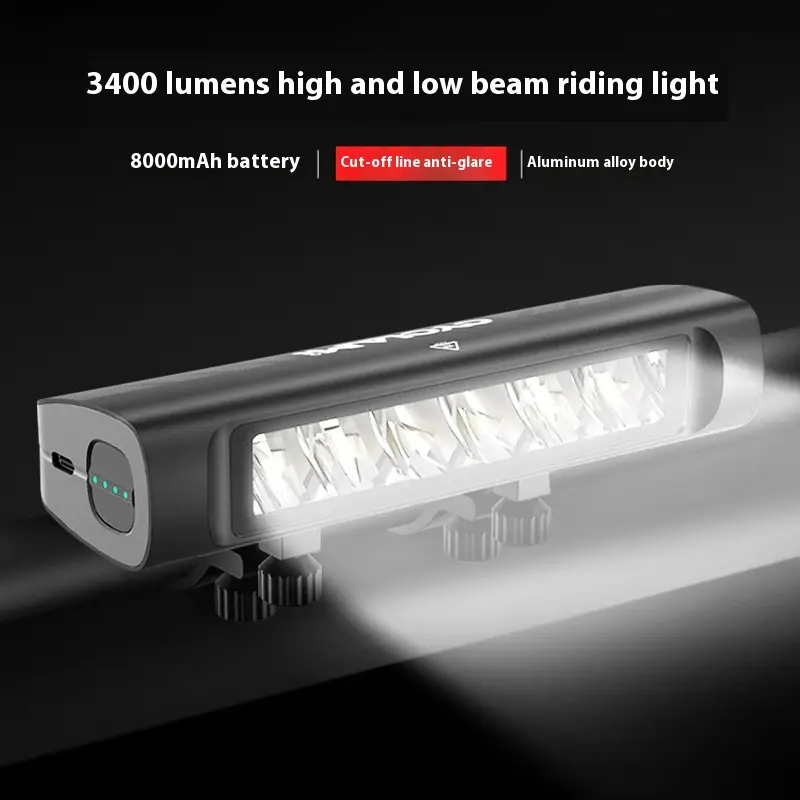 Fashion Personality Mountain Bike Road Riding Flashlight
