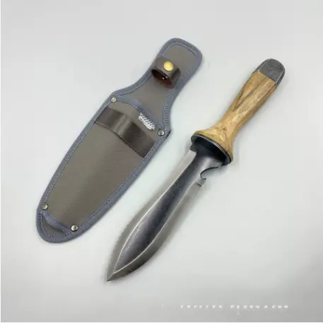 Outdoor Multifunctional Camping Household Digging Garden Tool Walnut Handle Shovel