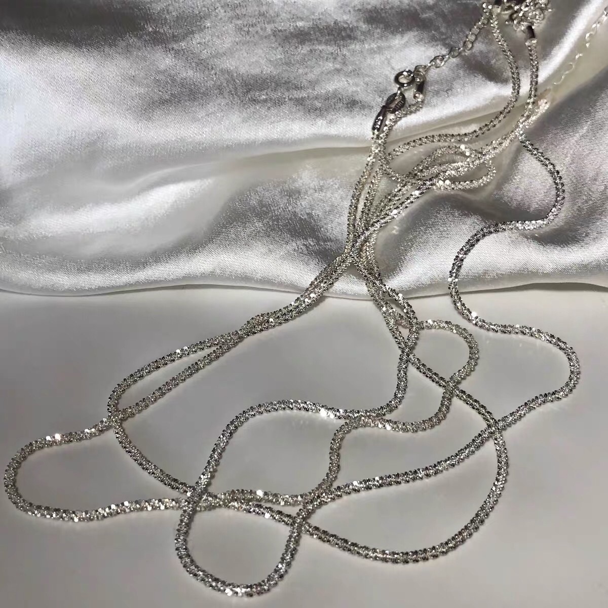 White Gold Plated Necklace