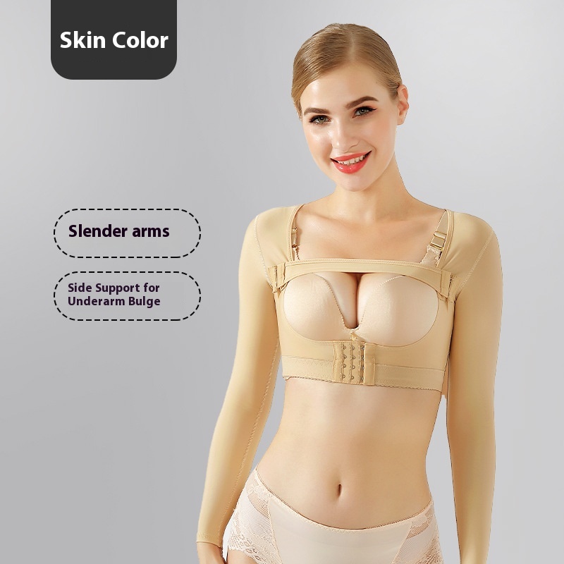 Long Sleeve Arm Corset Breast Holding Chest Plate