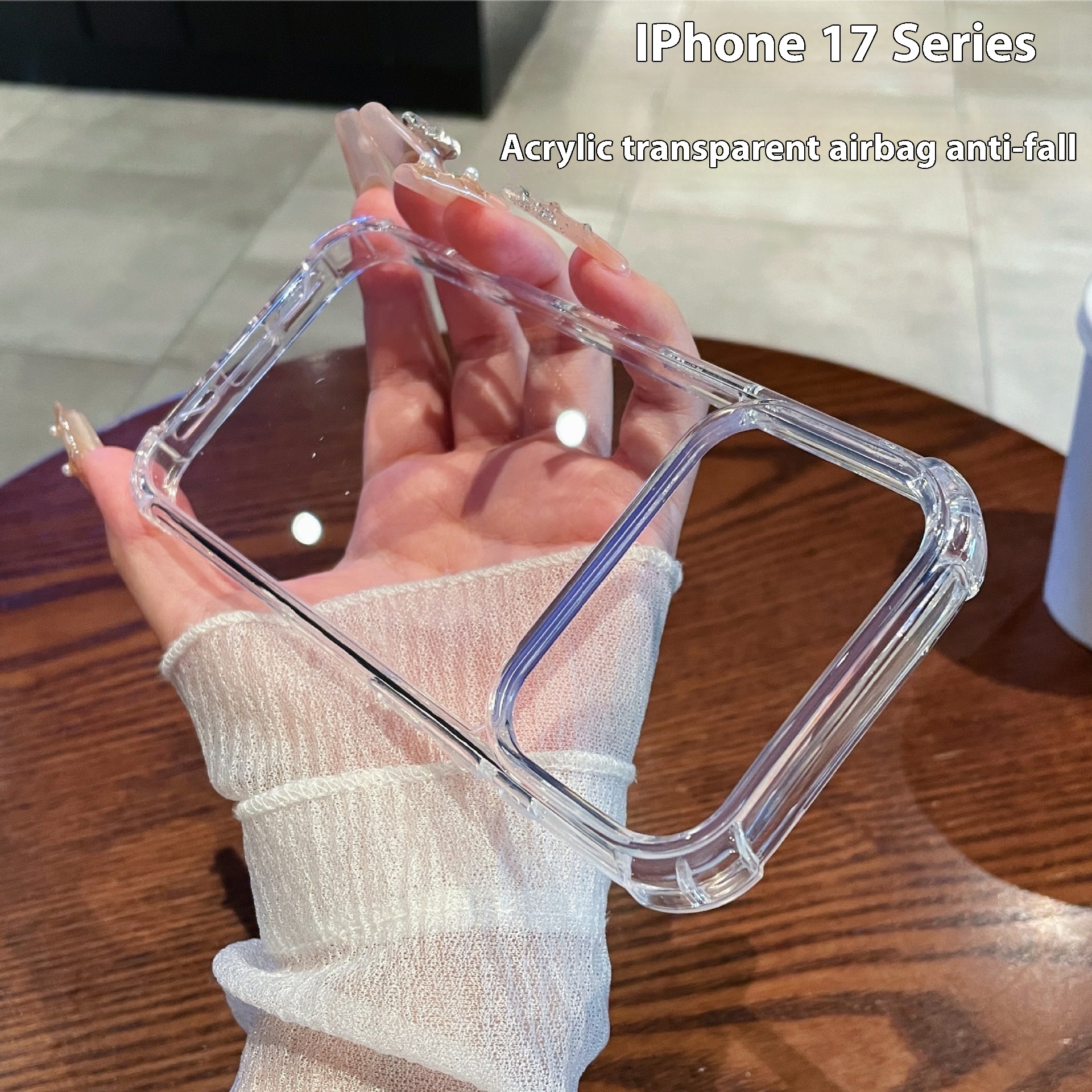 Transparent Airbag Drop-resistant Acrylic Simple Phone Case