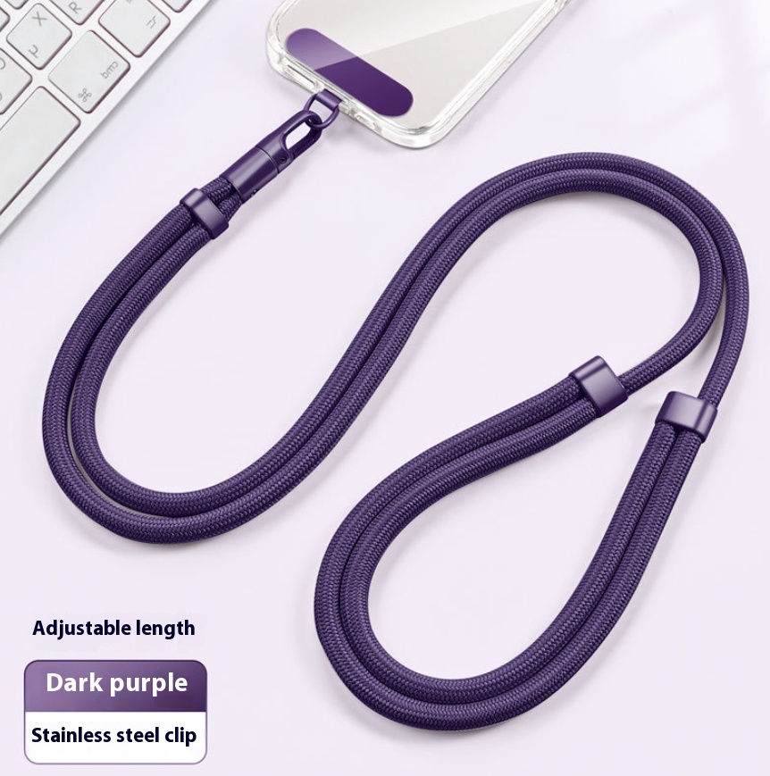 Mobile Phone Portable Adjustable Short Anti-theft Clip Strong Lanyard