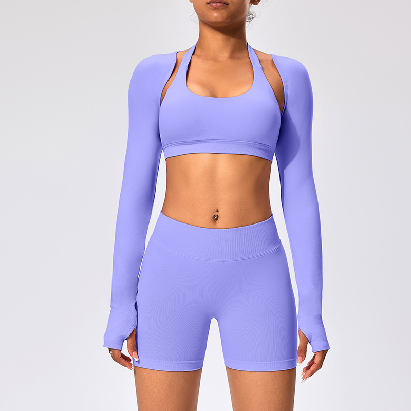 Wear A Sports Waistcoat With A Long sleeved Shawl Periwinkle Xs - Shop at LoveMi