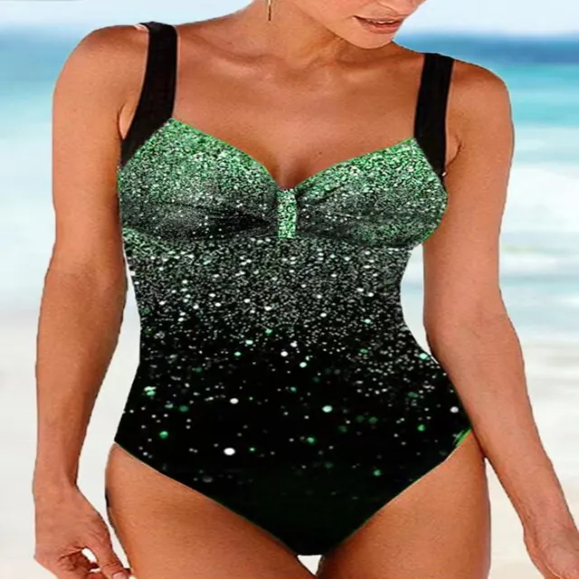 European And American Slim Bikini Swimwear Green - Shop at LoveMi