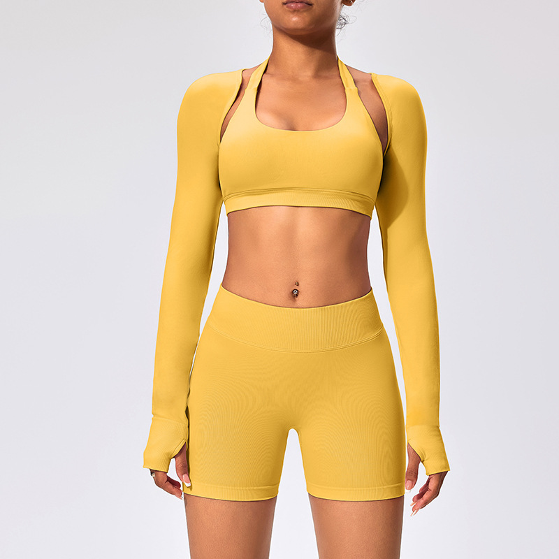 Wear A Sports Waistcoat With A Long sleeved Shawl Peach Sorbet Xs - Shop at LoveMi