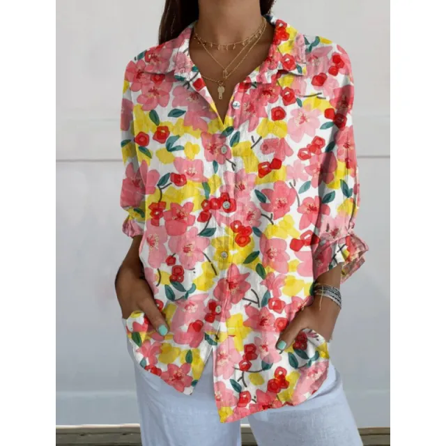 Summer European And American Trendy Long Sleeve Shirt Ypm1059 1 L - Shop at LoveMi