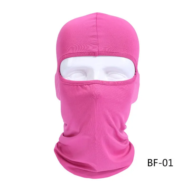 Cycling Mask Head Cover Sun Protection And Gray Protection Rose Red - Shop at LoveMi