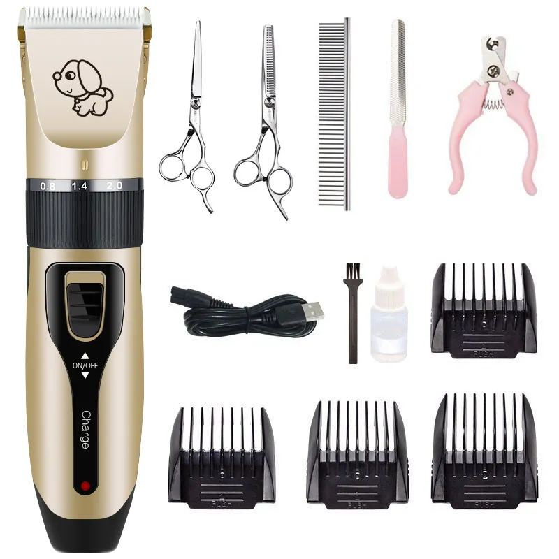 Dog Hair Clipper Pet Hair Shaver - C6 Five Piece Set