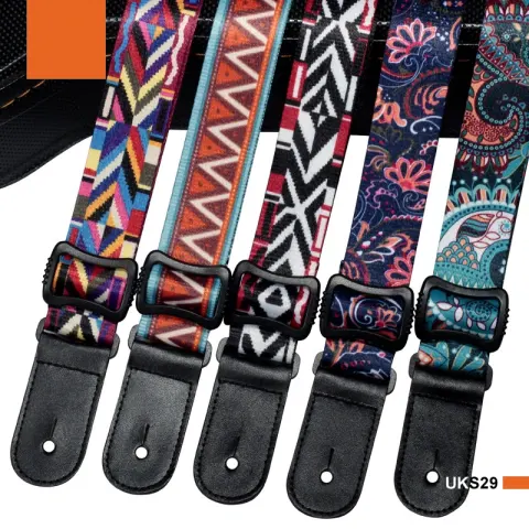 Thermal Transfer Printing Ukulele Color Small Guitar Belt