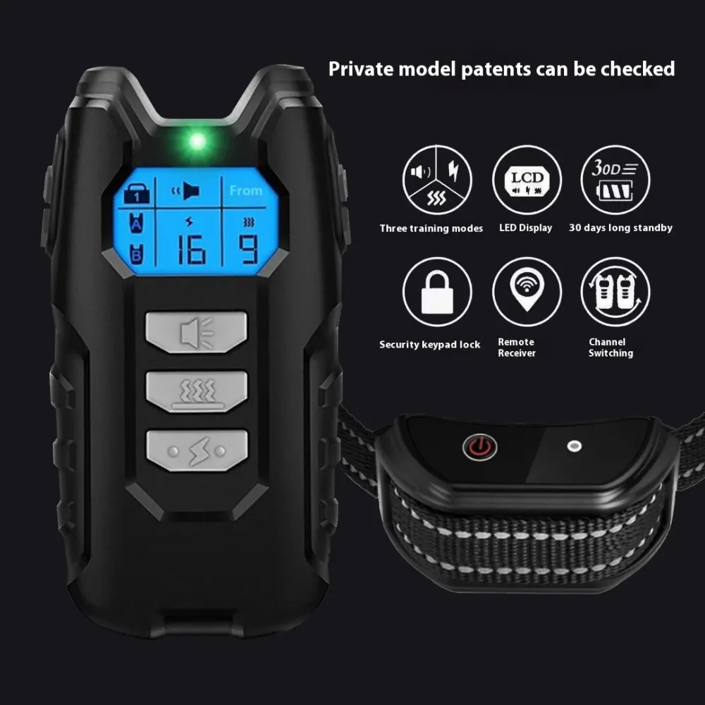 Pet Dog Cat Intelligent Remote Control Bark Stopper Training