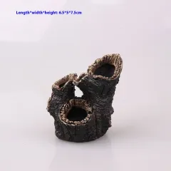 Fish Tank Landscape Submerged Wood Shrimp Pot Dried Wood Resin Crafts Decoration Ornaments - View 1