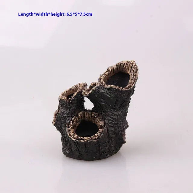 Fish Tank Landscape Submerged Wood Shrimp Pot Dried Wood Resin Crafts Decoration Ornaments - Shop at LoveMi