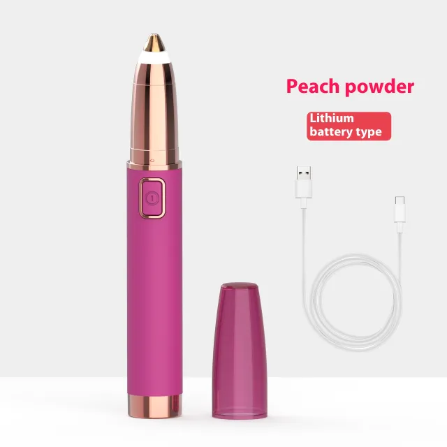 Fully Automatic Eyebrow Scraper Electric Peach Pink - Shop at LoveMi
