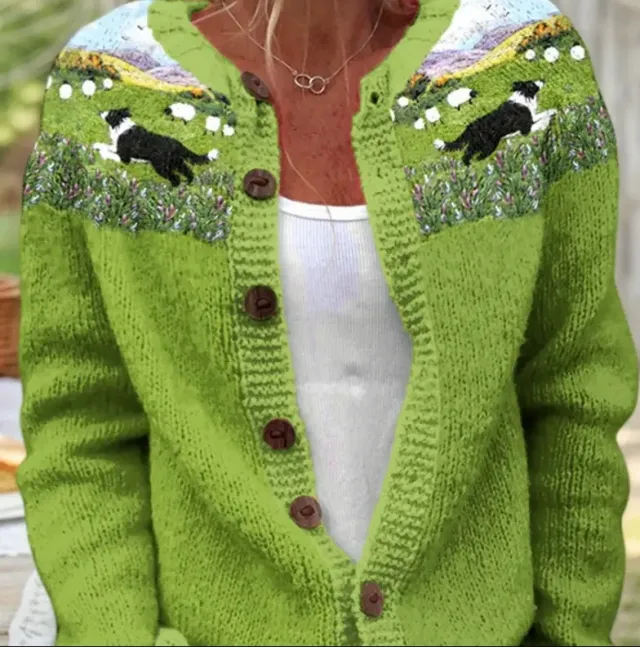 3D Digital Printing Cardigan Knitted Coat Style3 - Shop at LoveMi