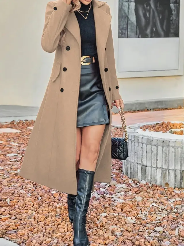 Fashionable New Women's Versatile Jacket Khaki - Shop at LoveMi
