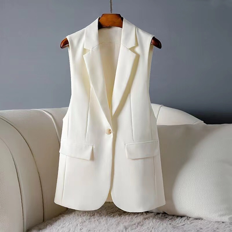Simple Women's Business Suit Vest - Image 5