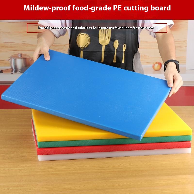 PE Mildew-proof And Tasteless Color Chopping Board Sushi Plastic Cutting Board