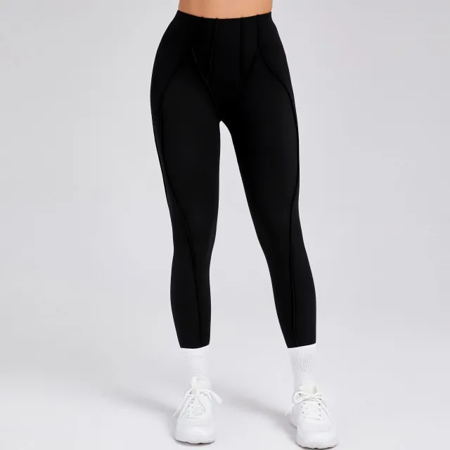 Women's Personalized Fitness Pants Tight Trousers Black - Shop at LoveMi