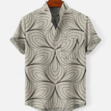 Digital 3D Short-sleeved Beach Sports Top