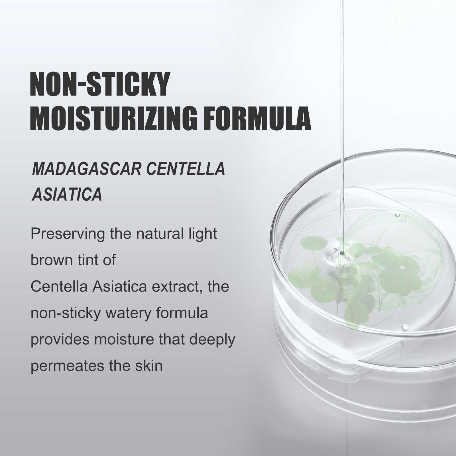 Sérum Facial Centella Asiatica – Minimiza Poros, Hidrata y Repara la Piel / Centella Asiatica Facial Shrink Pores Moisturizing Brightening Skin Repair Soothing 16