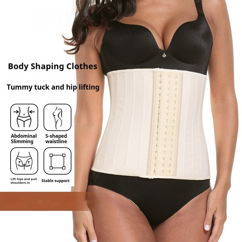 Violently Sweat Waist Shaping Belt 25 Steel Rib Rubber Corset