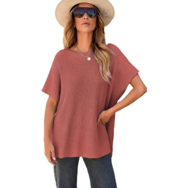 Casual Loose Shoulder Short Sleeved Top Lc277051P303 M - Shop at LoveMi