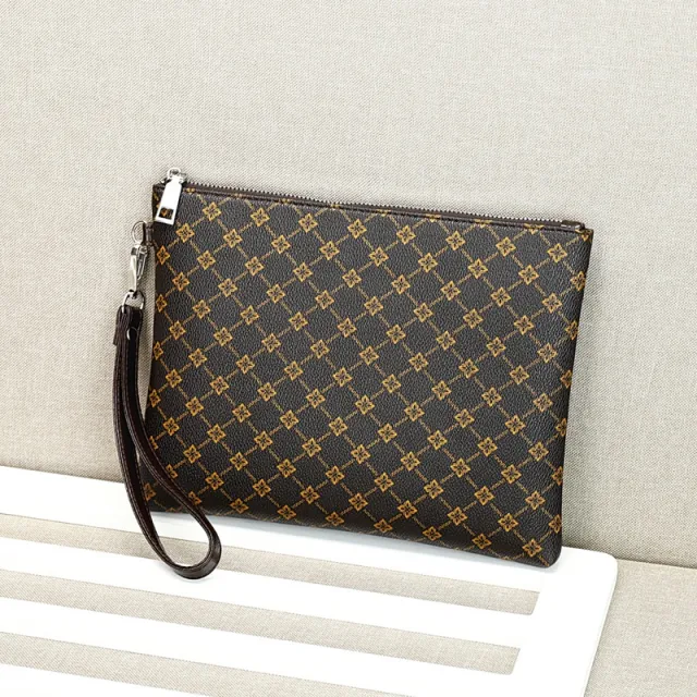 Men's Clutch Clutch Envelope Package Casual Gingham Check Medium - Shop at LoveMi