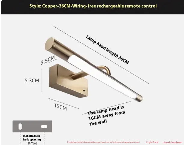 Wiring Free Rechargeable Photo Lamp Living Room