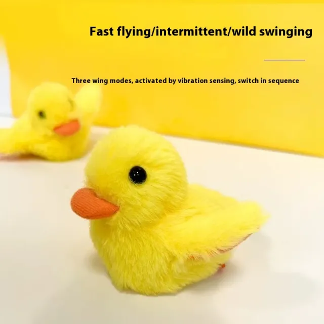 Gravity Flutter Small Fat Cat Self Hi Relieving Stuffy Toy Simulation Bird Small Yellow Duck - Shop at LoveMi