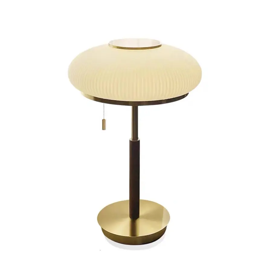 Vintage Glass Desk Lamp Exhibition Room Study