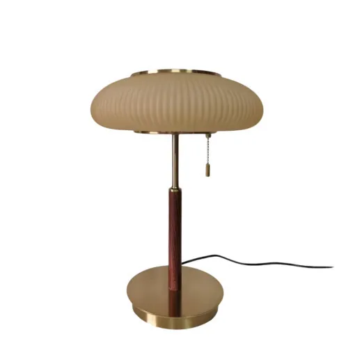Vintage Glass Desk Lamp Exhibition Room Study