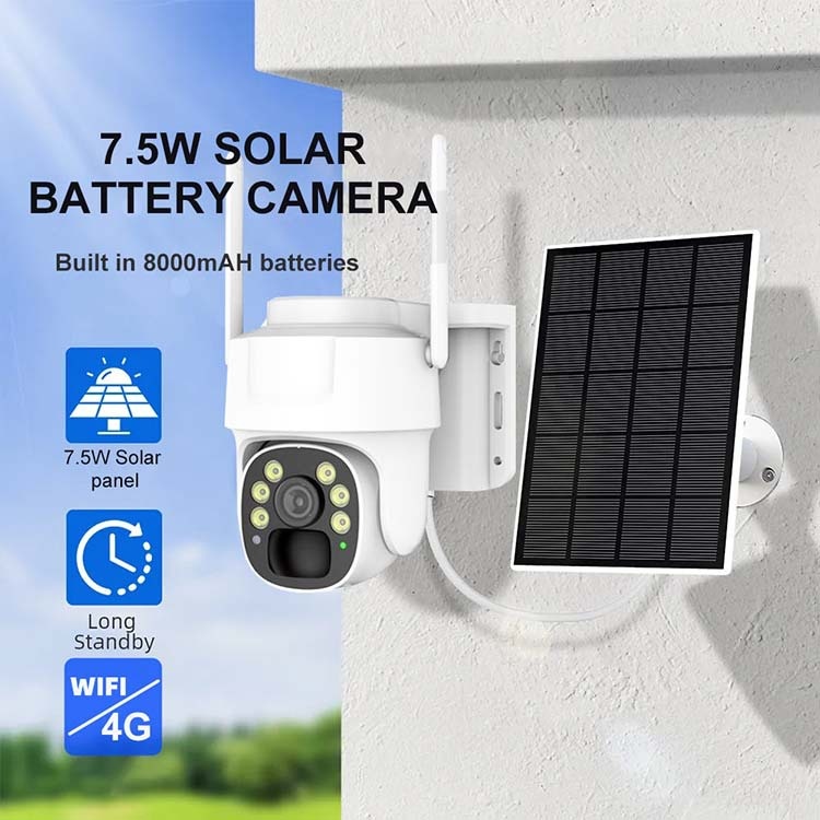 360° panoramic HD home security camera with night vision
