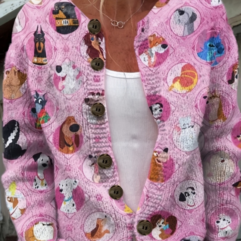 Digital Printed Cardigan Hoodie Jacket