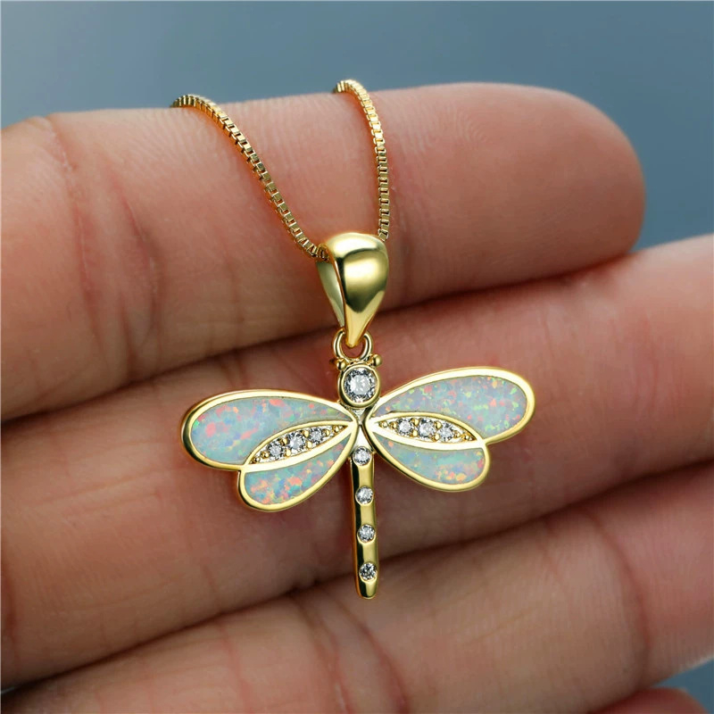 Opal Pendant Necklace