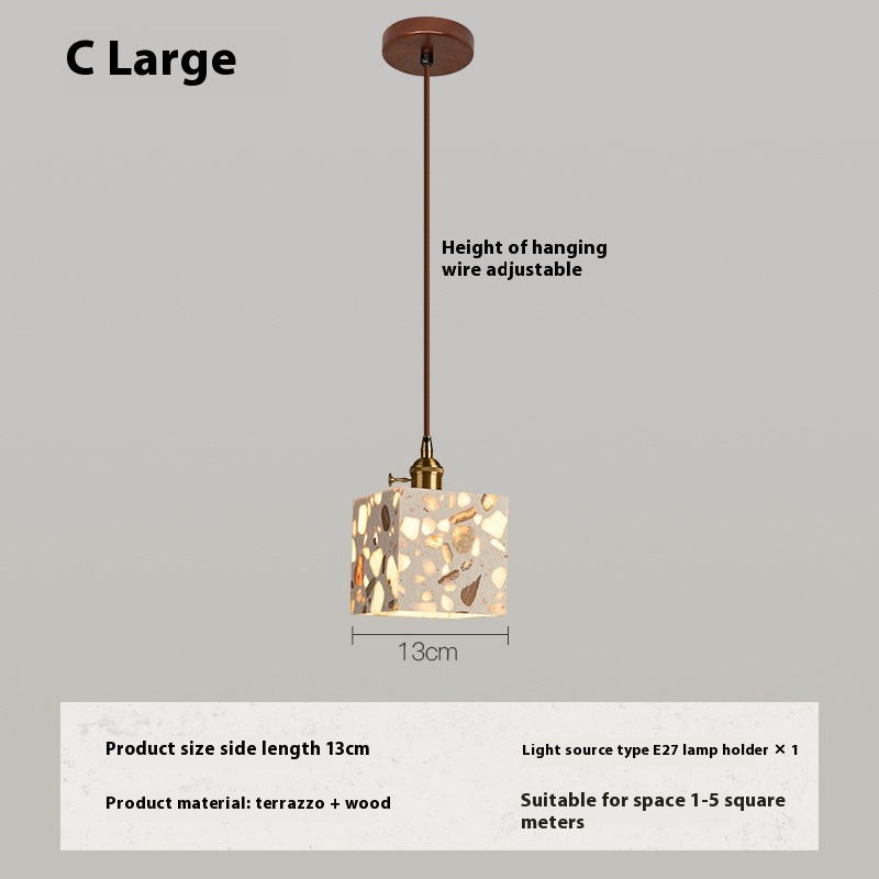 Nordic Style Sunshine Stone Chandelier Japanese Creative