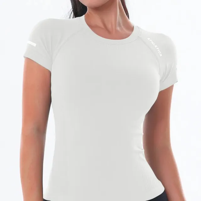 Women's Sports Top Tight Quick drying T shirt White - Shop at LoveMi