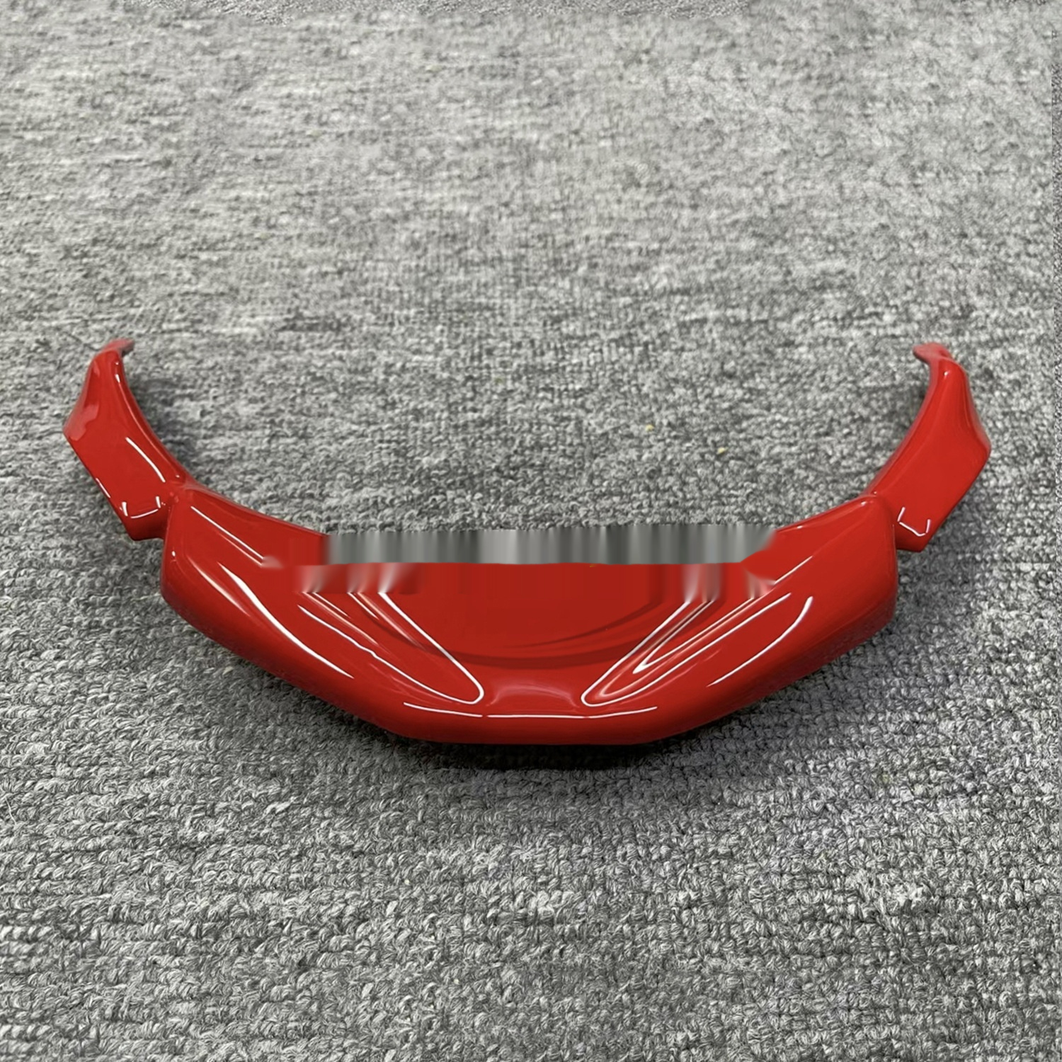 Car Modification Head Cover Front Lip Lower Plate – Red