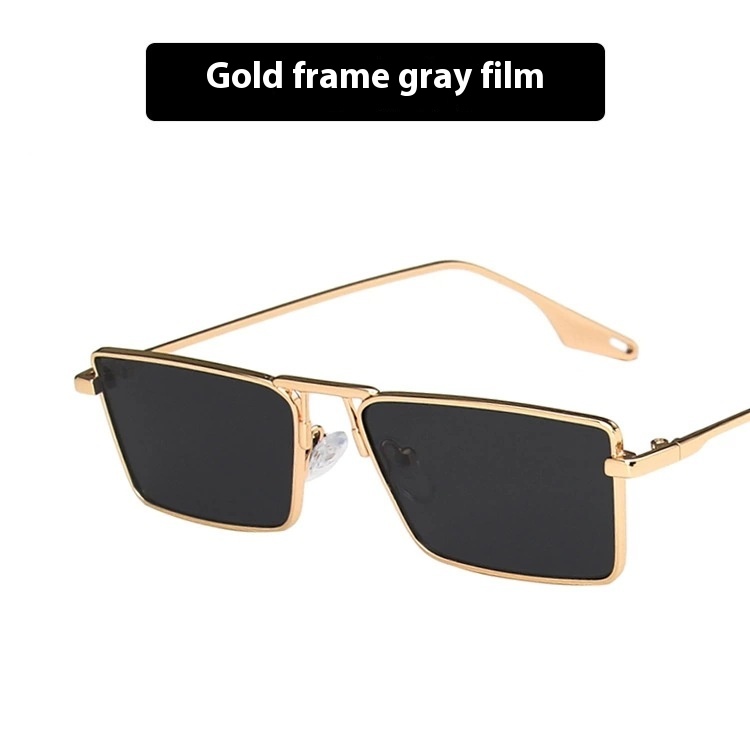 Women’s Fashion Metal Frame Sunglasses Small Frame