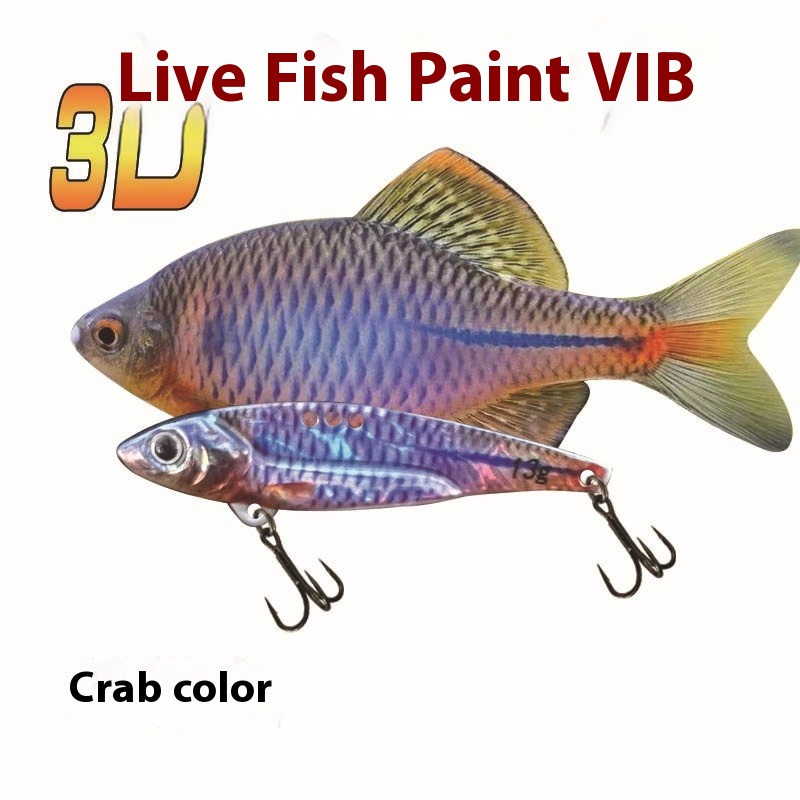 3D Printing Simulation Painting Dragon Tooth Vib Lure