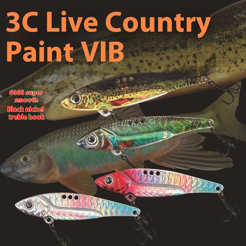 3D Printing Simulation Painting Dragon Tooth Vib Lure