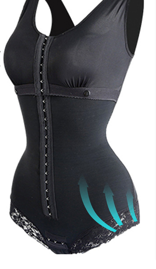 Women's Fashion Lace Belly Contracting One-piece Corset