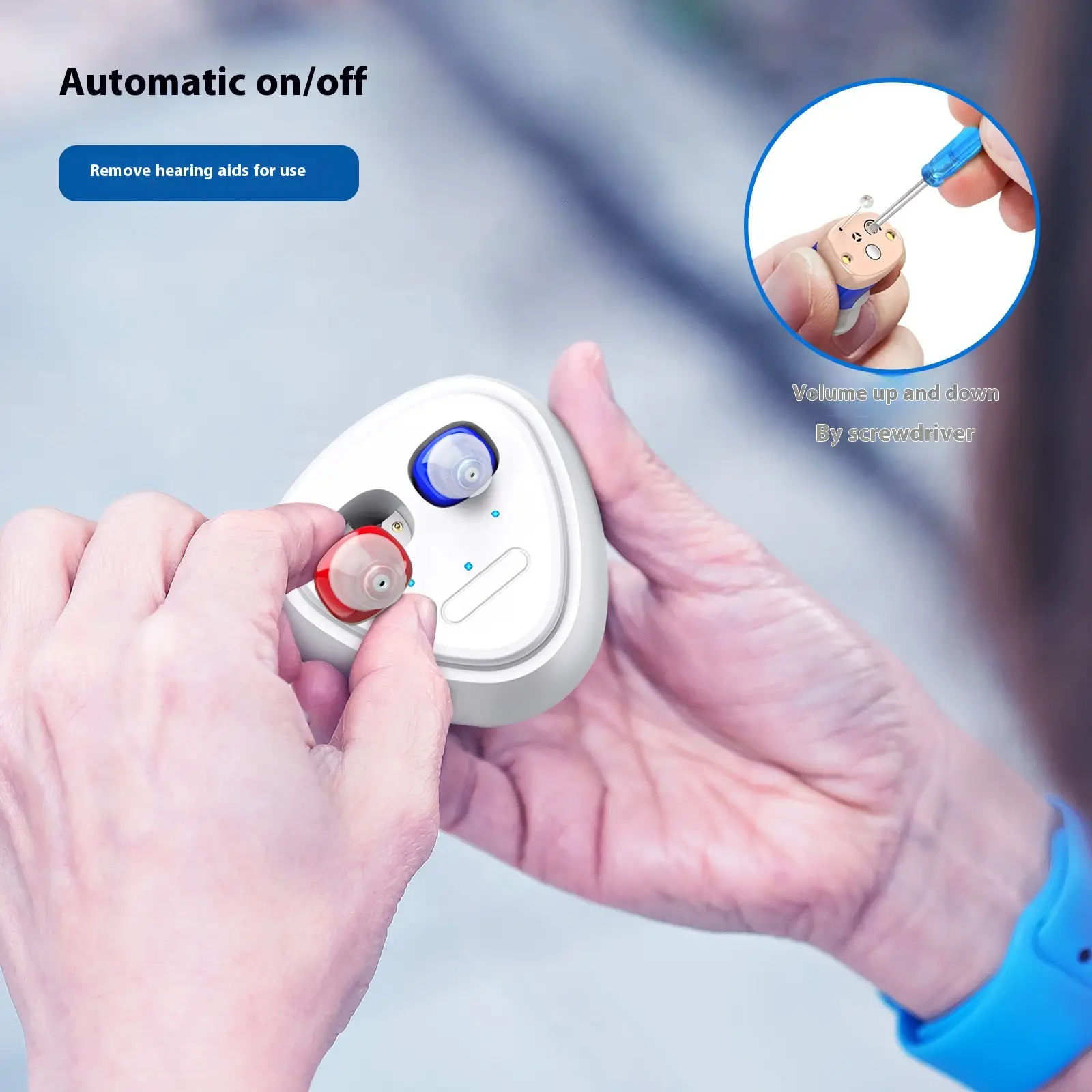 Hearing Aid Rechargeable Ultra-small In-ear Sound Amplifier