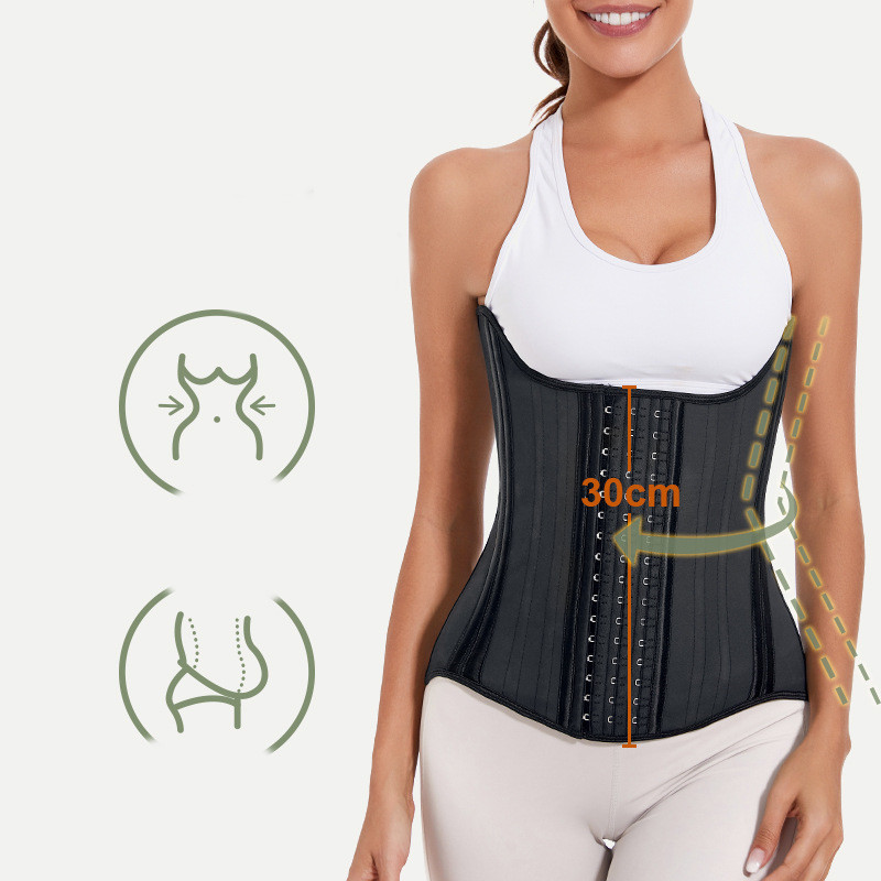 25 Steel Rib Latex Corset Shaping Artifact Lengthened