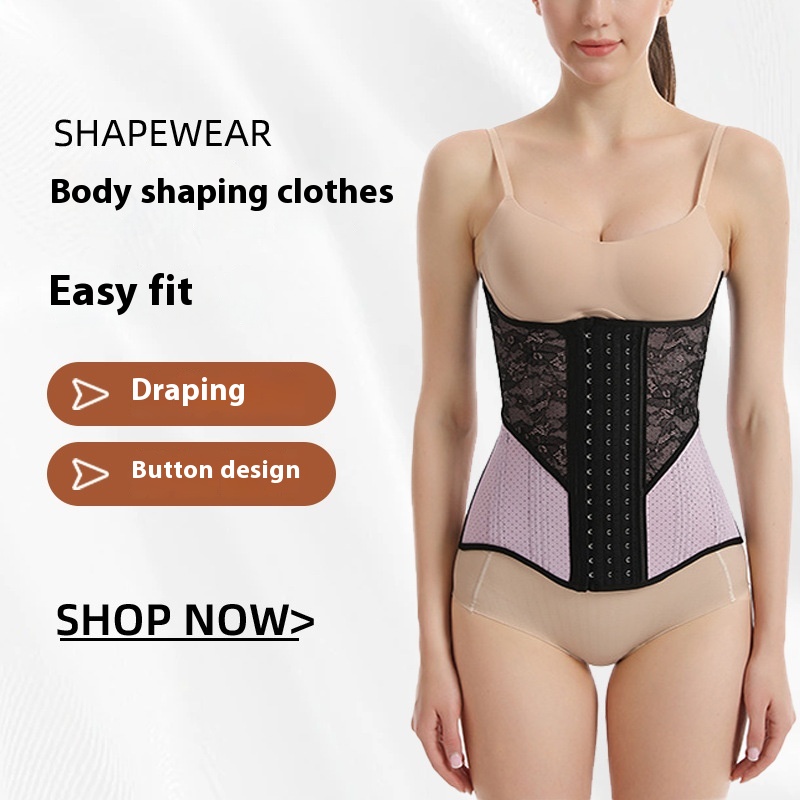 30 High 25 Bone Punching Rubber Belly Contracting And Slimming Waistband