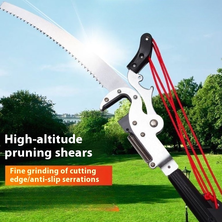 Garden Aluminum Alloy Telescopic Pole High Branch Shear