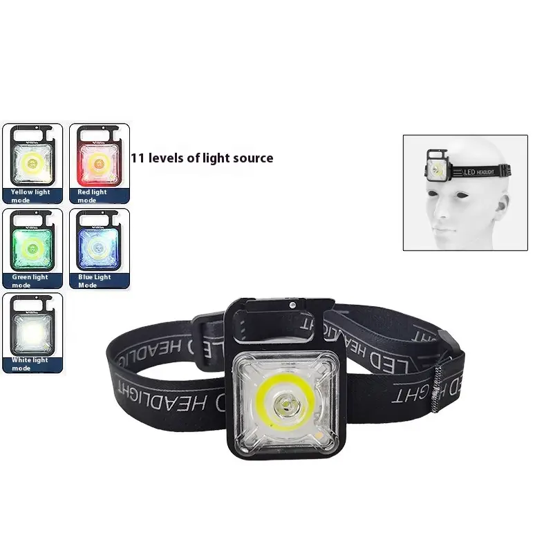 Multifunctional Keychain Light Mini Major Headlamp