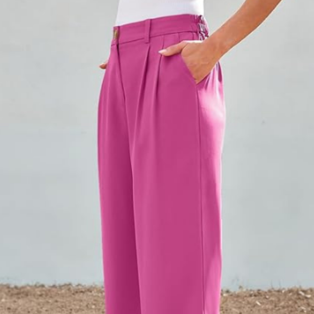 Women's Pocket High Waist Straight All-matching Casual Zipper