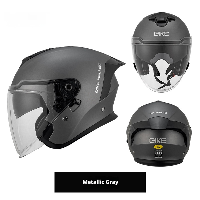 Three-quarter Safety Riding Motorcycle Electric Vehicle Class A Large Tail Helmet - Image 7