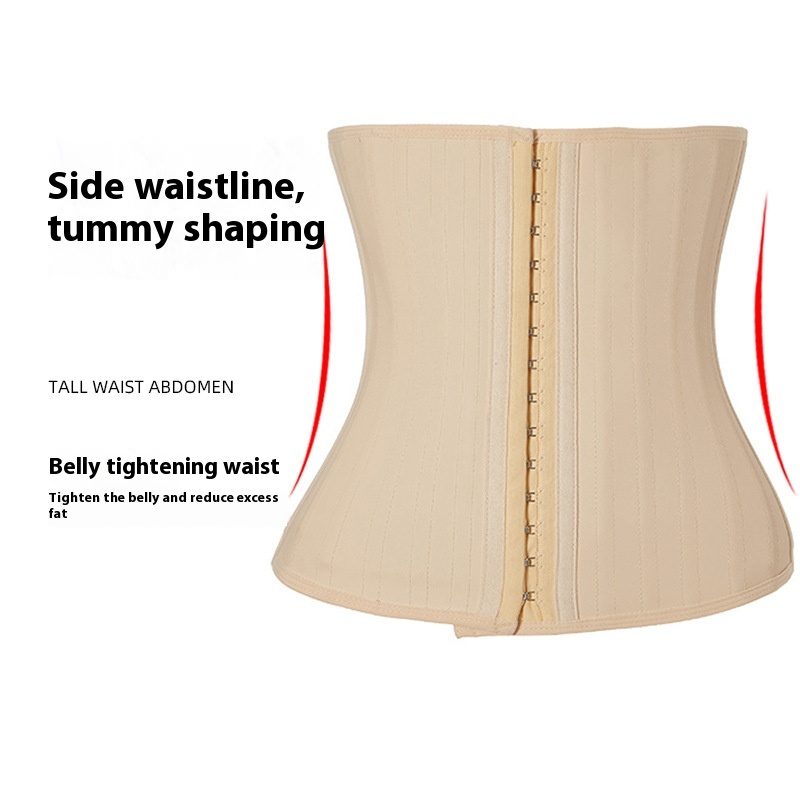 Latex Violently Sweat Waist Shaping Belt 25 Steel Rib Rubber Corset